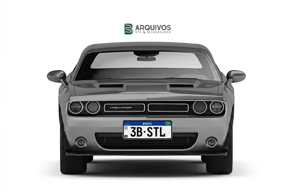 Modelo 3D STL - Dodge Challenger SXT 2015 — foto 7